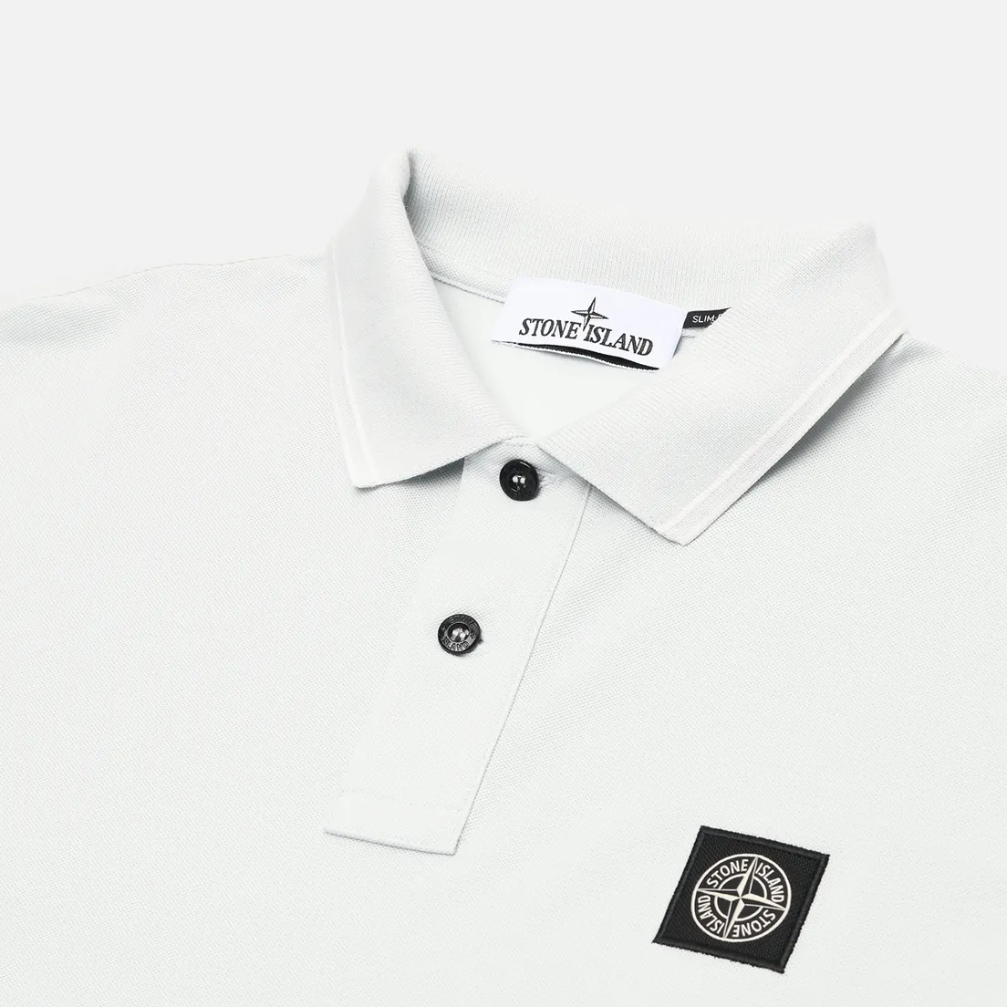 Stone Island Мужское поло Compass Patch Coloured Stripes